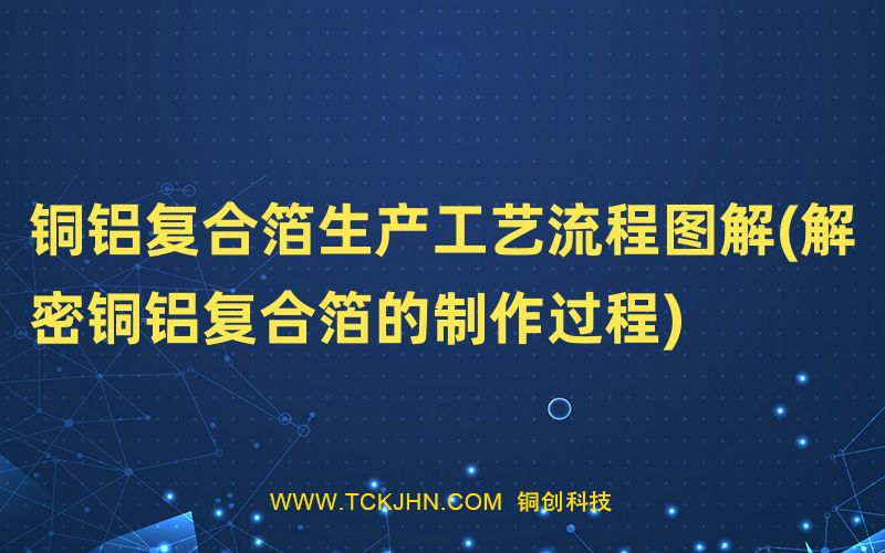 銅鋁復合箔生產(chǎn)工藝流程圖解(解密銅鋁復合箔的制作過